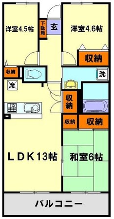 カステル・ヴェルヌーヴの物件間取画像